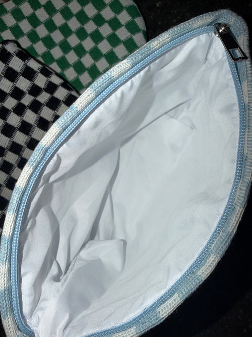 Checkered Boutique Pouch – Multiple Colors